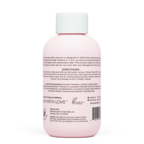Load image into Gallery viewer, ella+mila Soy Nail Polish Remover (4oz) - Count On Us
