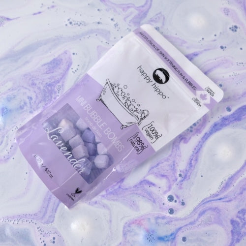 Happy Hippo Bath Lavender Mini Bubble Bombs - Count On Us