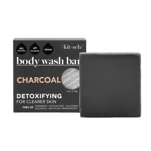 Load image into Gallery viewer, Kitsch Charcoal Detoxifying Body Wash Bar - Count On Us
