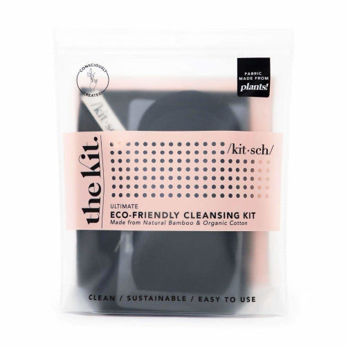 Load image into Gallery viewer, Kitsch Eco-Friendly Ultimate Cleansing Kit (Black) - Count On Us
