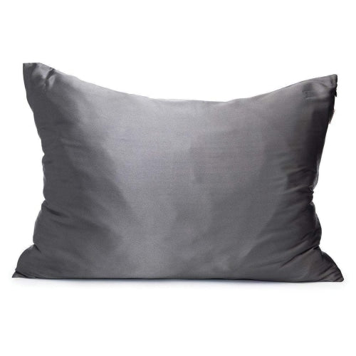 Load image into Gallery viewer, Kitsch Satin Pillowcase (Charcoal) - Count On Us
