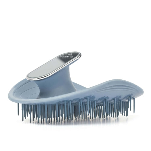 Manta Healthy Hair Brush With Mirror (Blue) - Count On Us