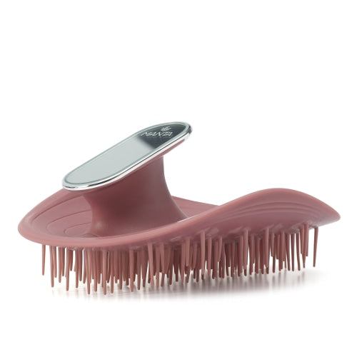 Manta Healthy Hair Brush With Mirror (Cassis) - Count On Us