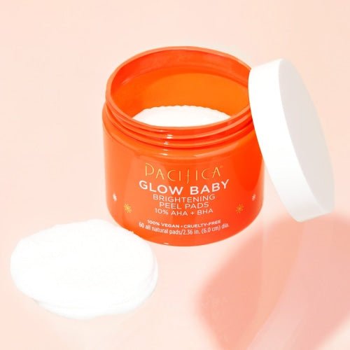 Load image into Gallery viewer, Pacifica Beauty Glow Baby Brightening Peel Pads 10% AHA + BHA - Count On Us
