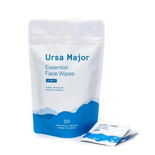 Ursa Major Essential Face Wipes (20-Pack) - Count On Us