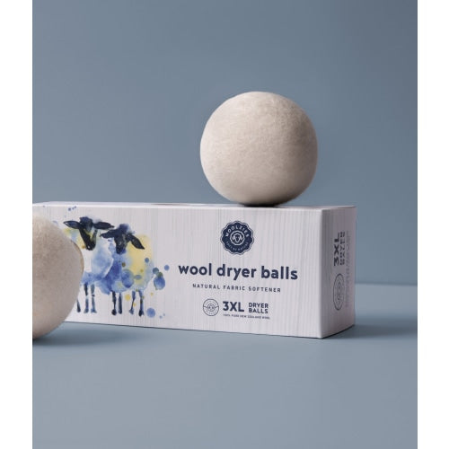 Woolzies Wool Dryer Balls Set of 3 (White) - Count On Us